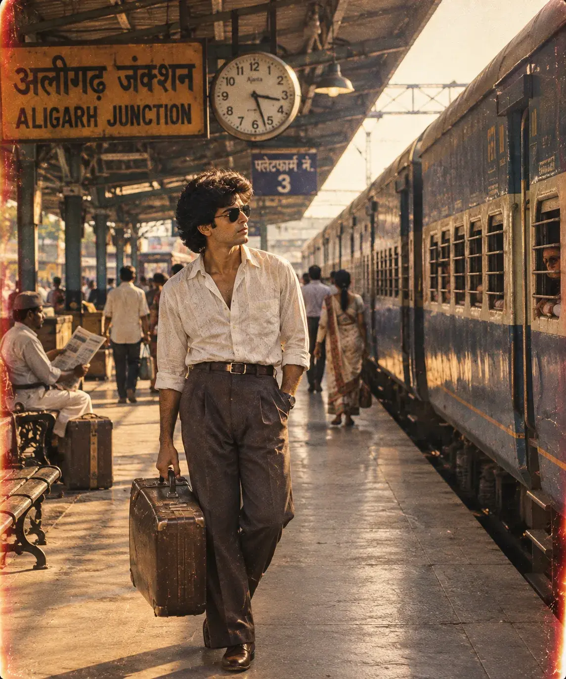 1980s Railway Platform