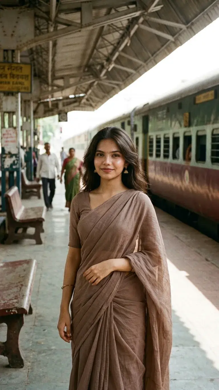 1990s Railway Platform Portrait