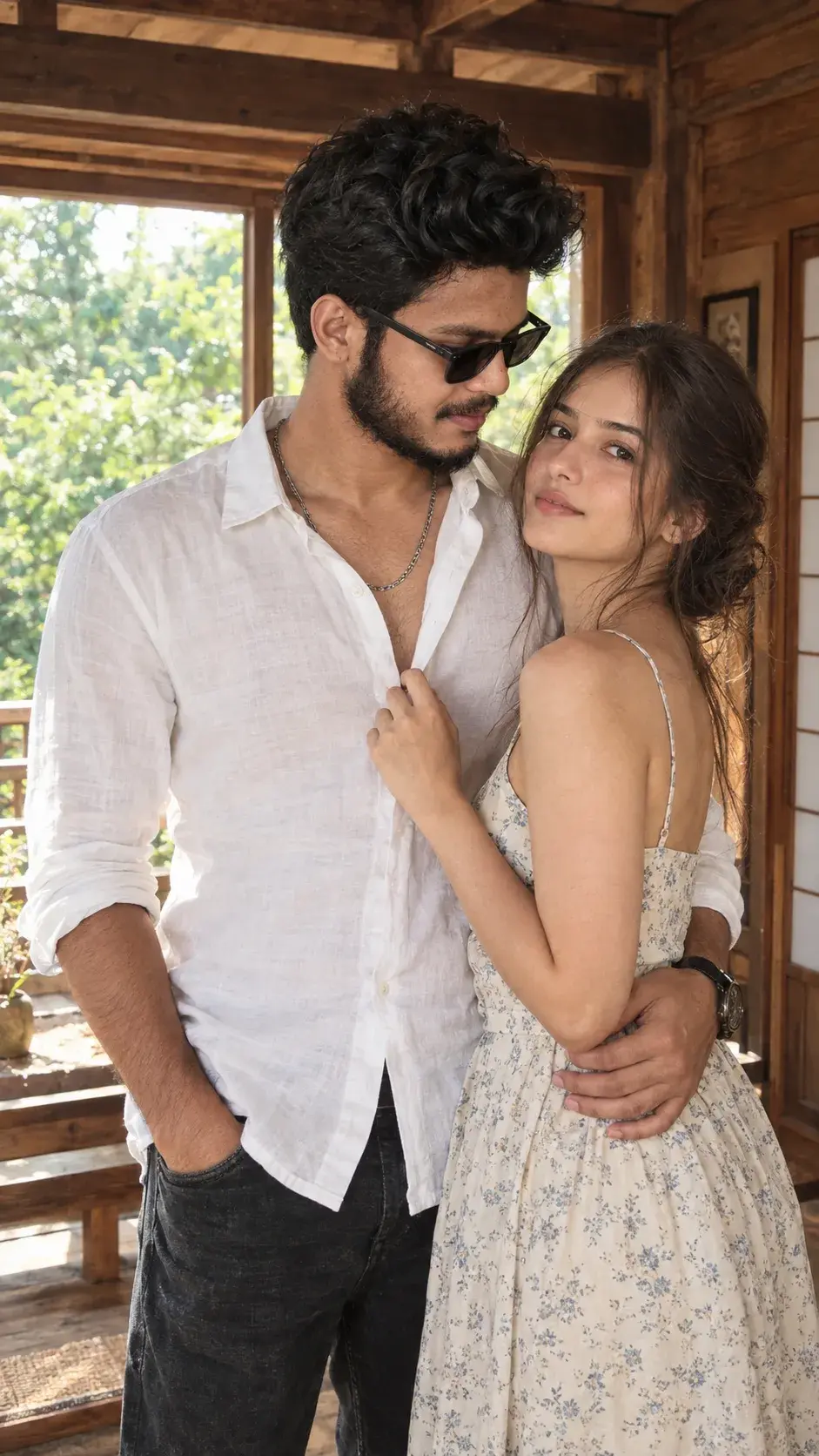  A Candid Intimate Couple Portrait In