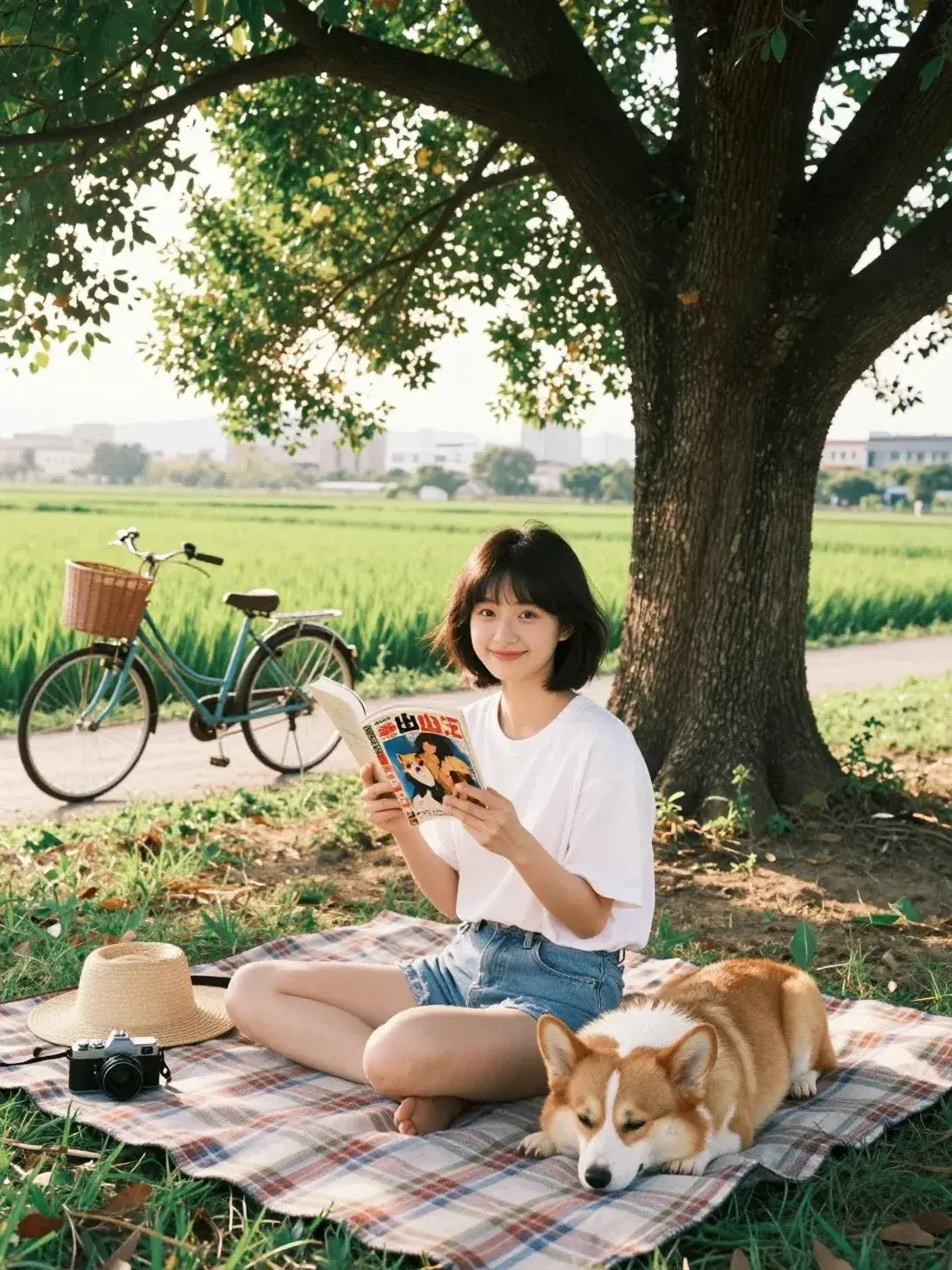 A Cinematic 35mm Film Photography Shot Of A Beautiful Girl