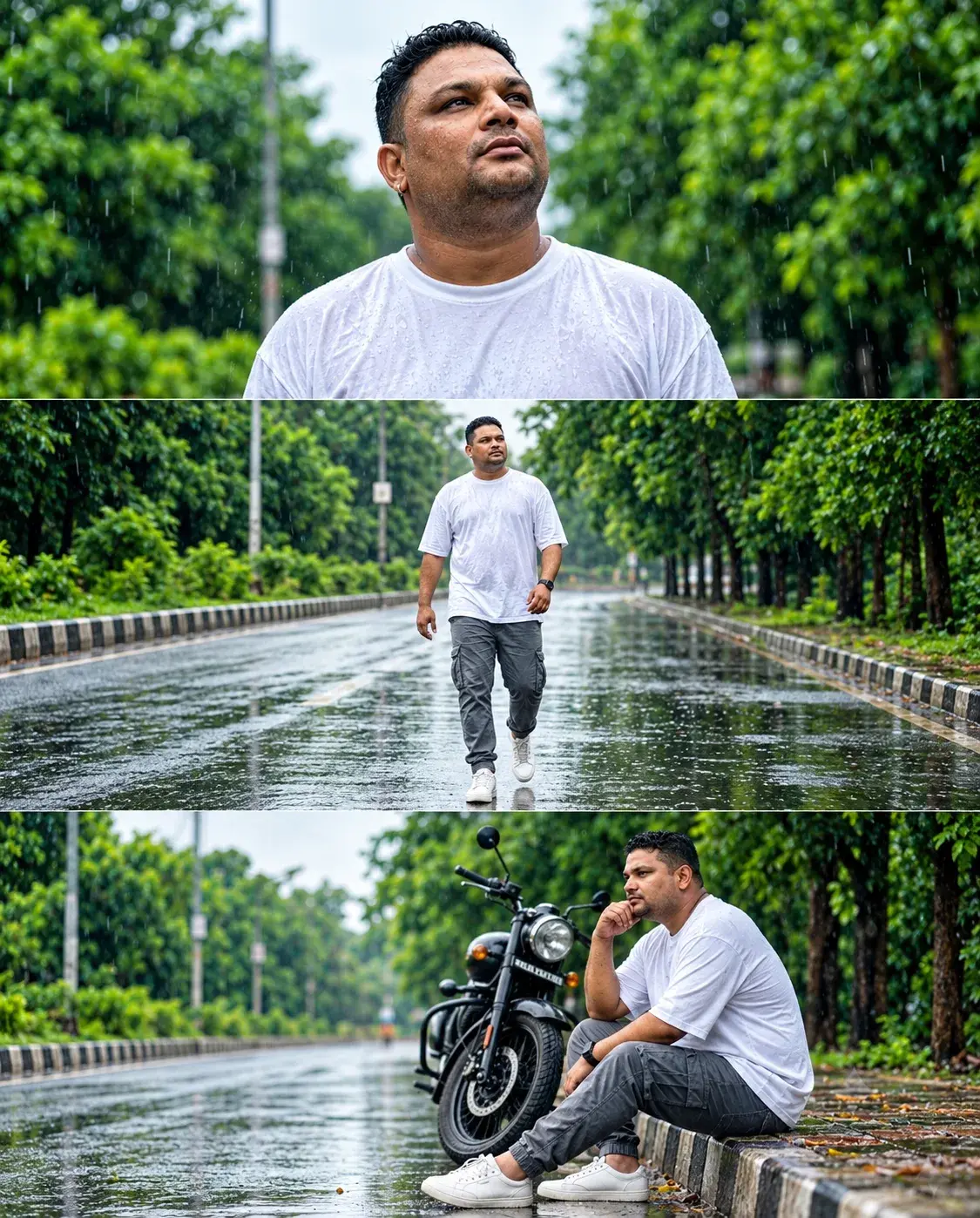 “A Few Moments In The Rain” Ultra HD Portrait