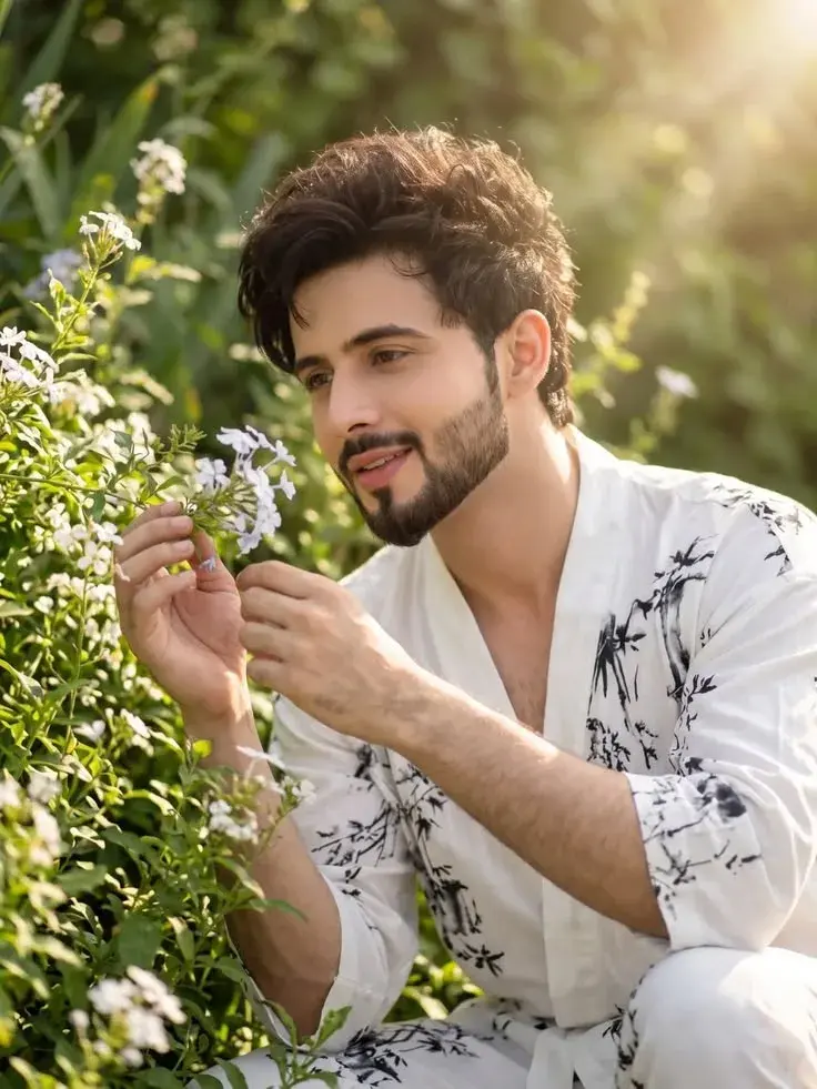 A Handsome Young Man Nature