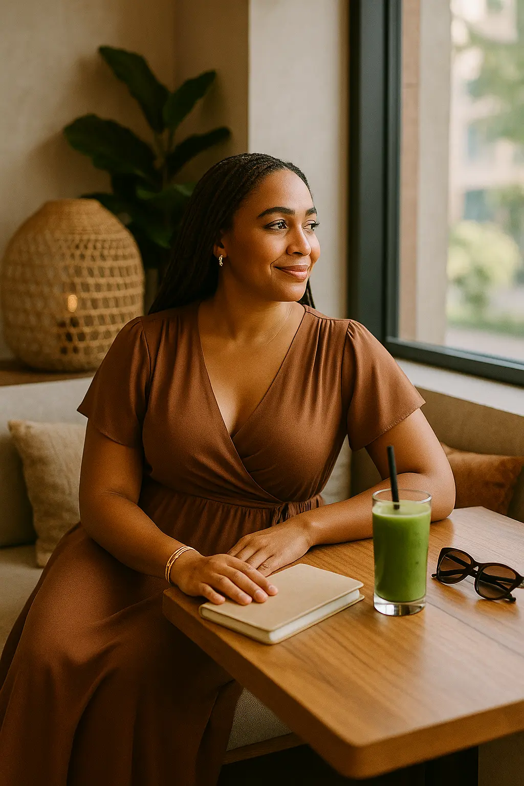 A Lady In A Café