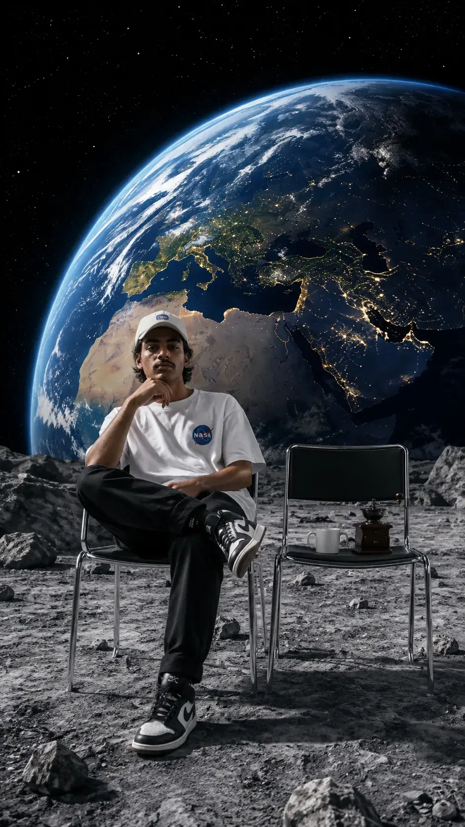 A Quiet Moment On The Moon