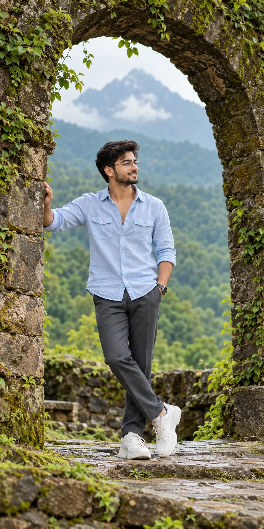 Aesthetic Boy Portrait In Nature | Mountain Vibes