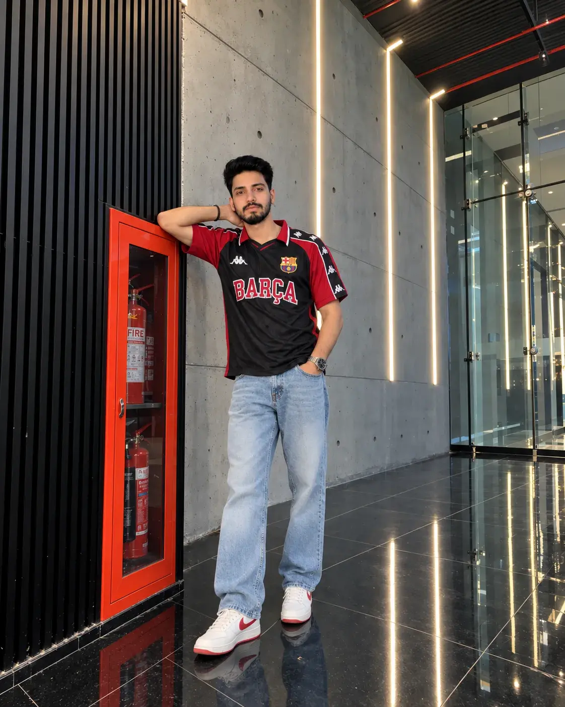 Aesthetic Jersey Wearing DSLR Portrait