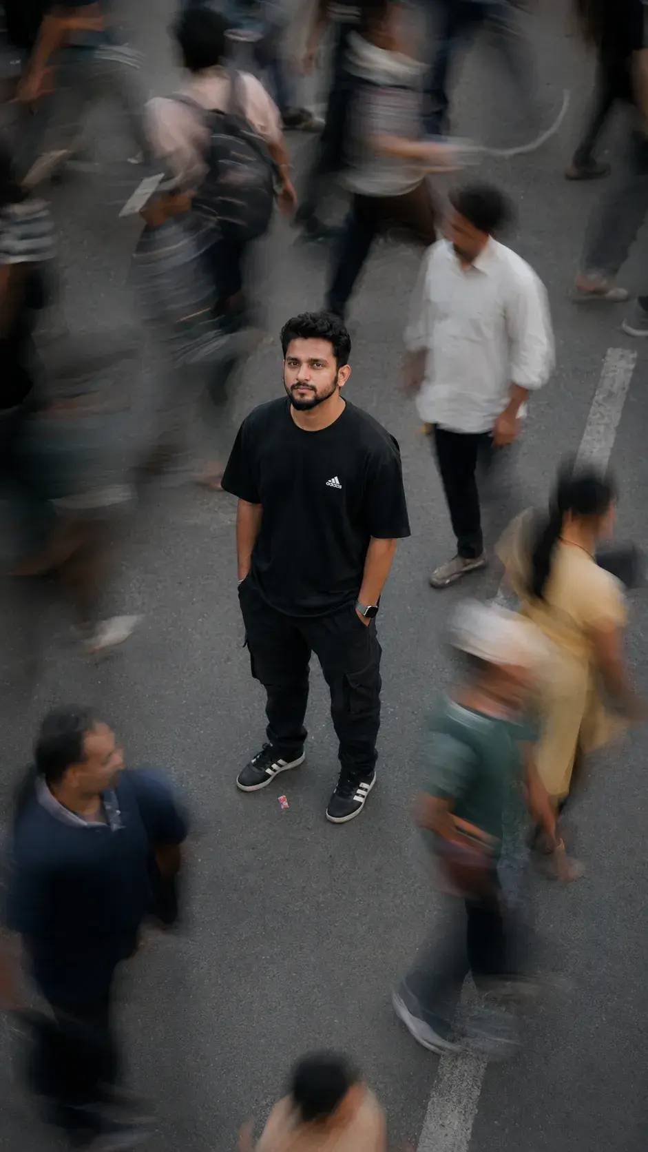 Amidst The Blur Of The Crowd