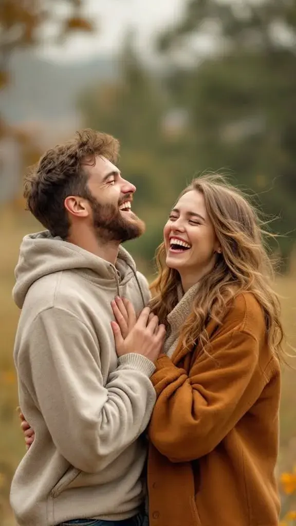 Autumn Joyful Candid