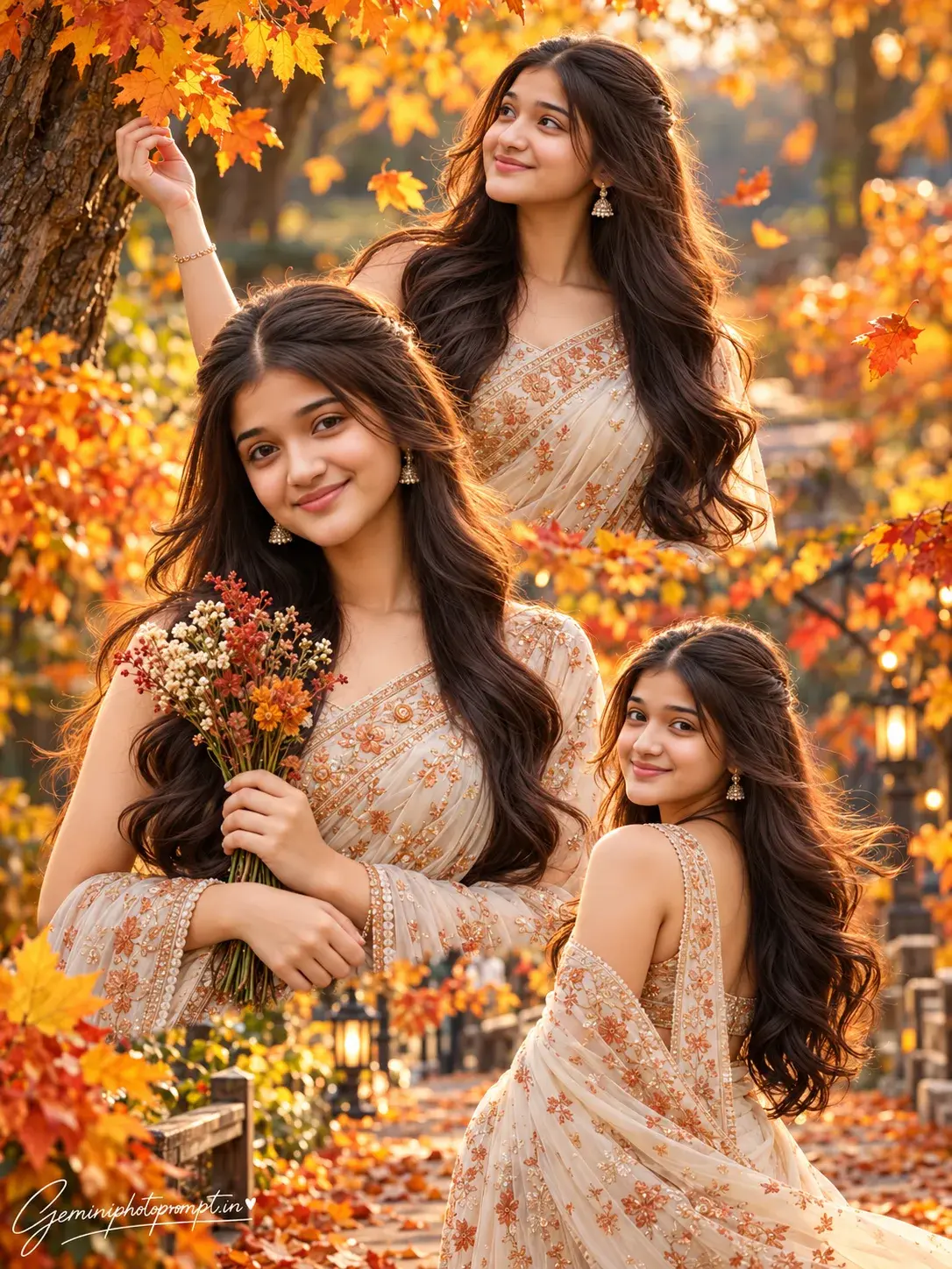 Autumn Leaves Luxury Collage
