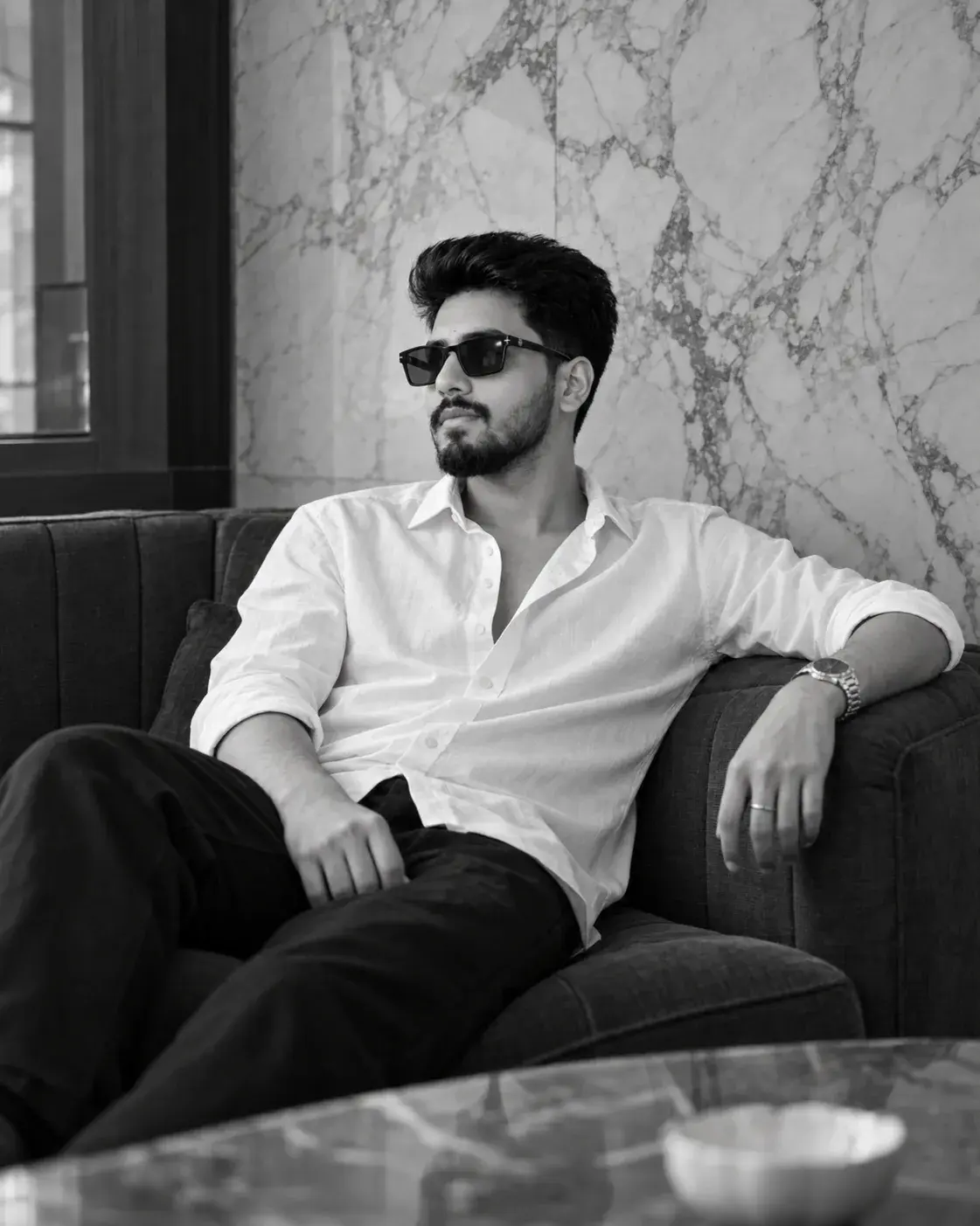 B&w DSLR Portrait