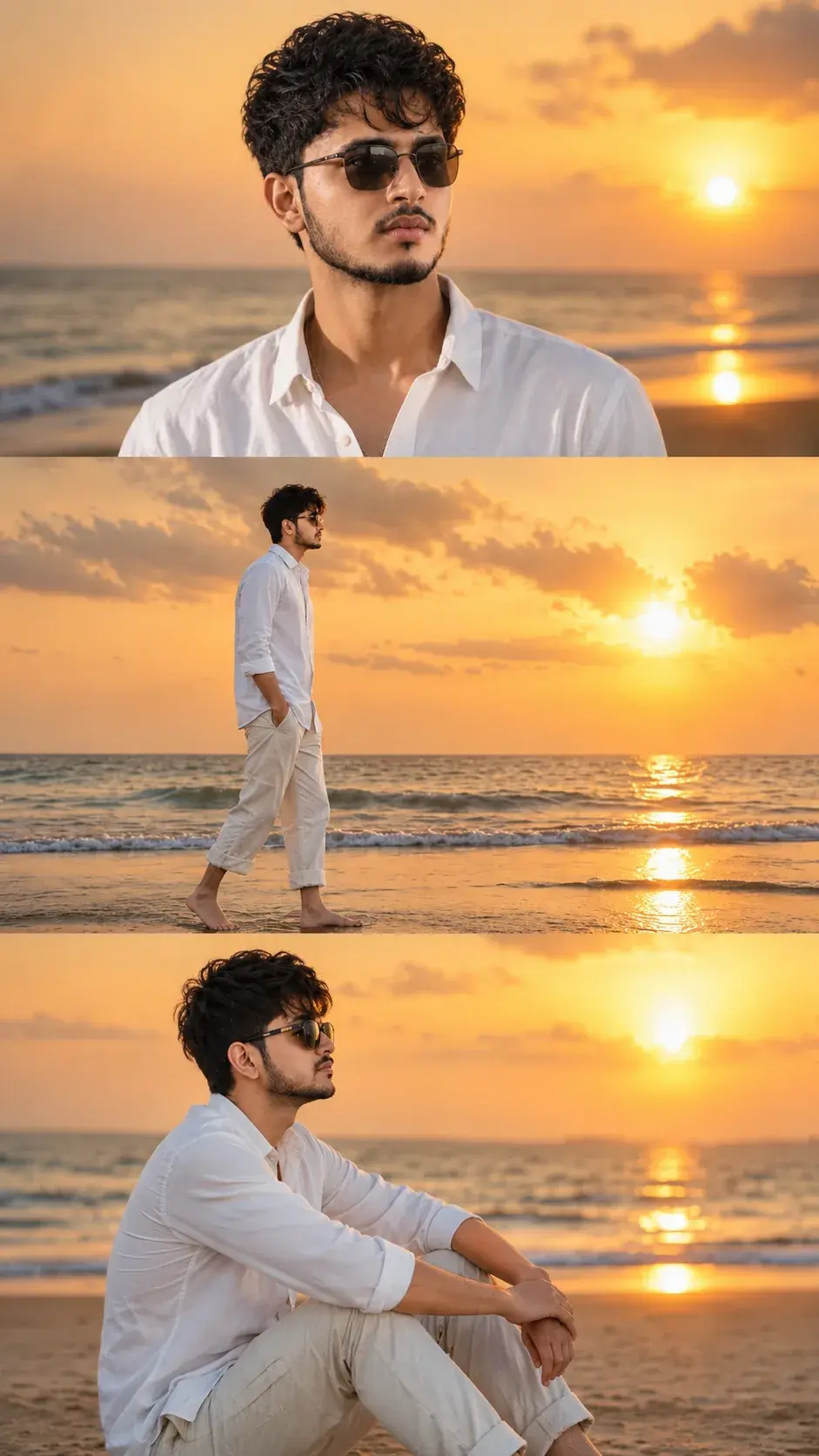 Beach Sunset Look – Realistic Identity Swap