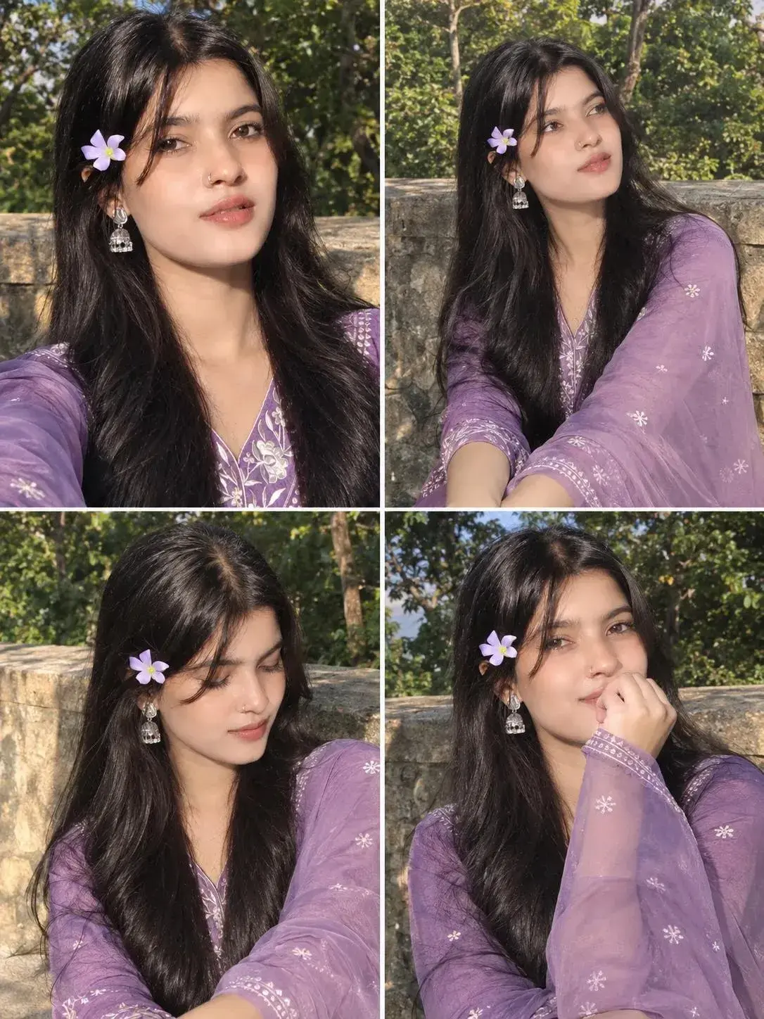 Beautiful Girl 4 Pannel Photography