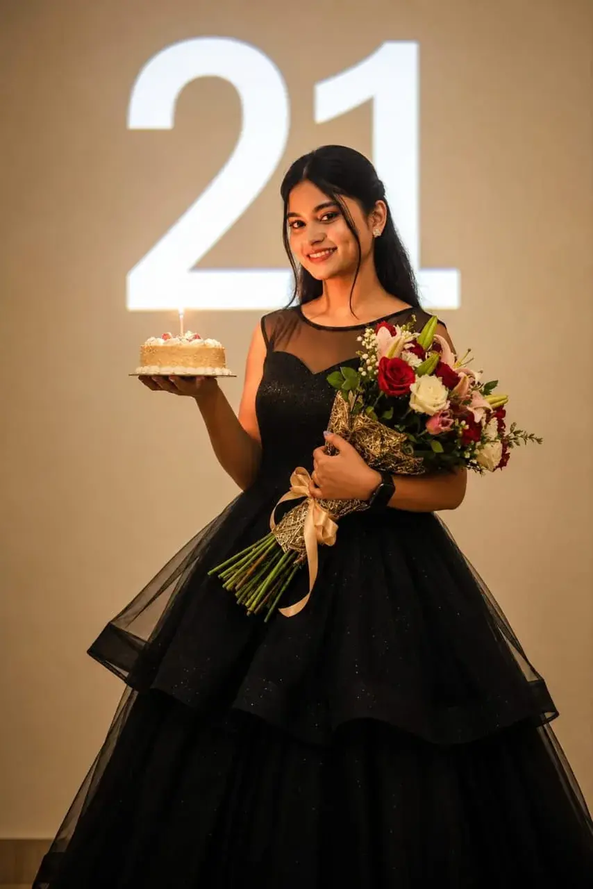Birthday Celebration Portrait