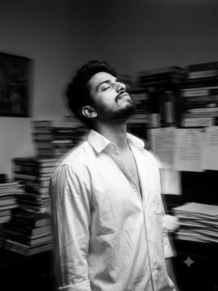Black & White Lost Soul Portrait