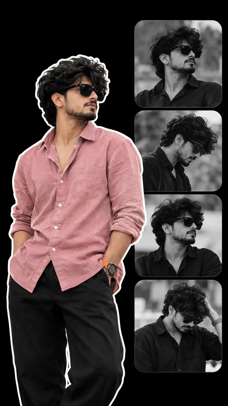 Black & White Mood — Signature Collage 🖤