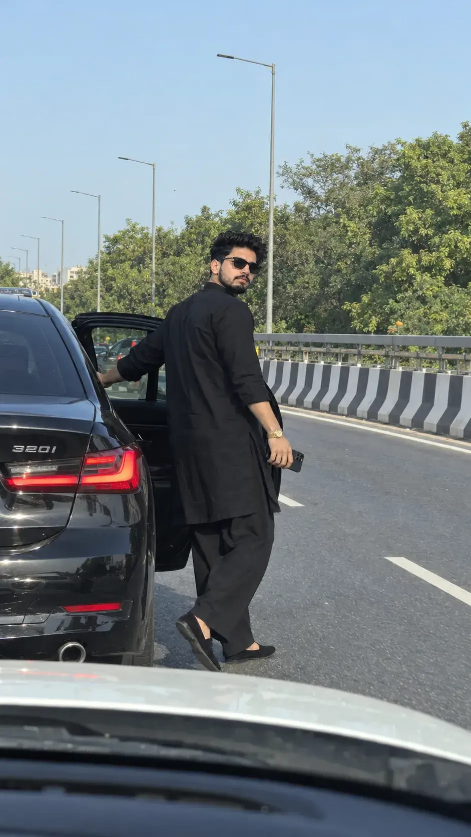 Black Kurta With BMW 3 Series | Stylish Men’s Luxury Car Photoshoot