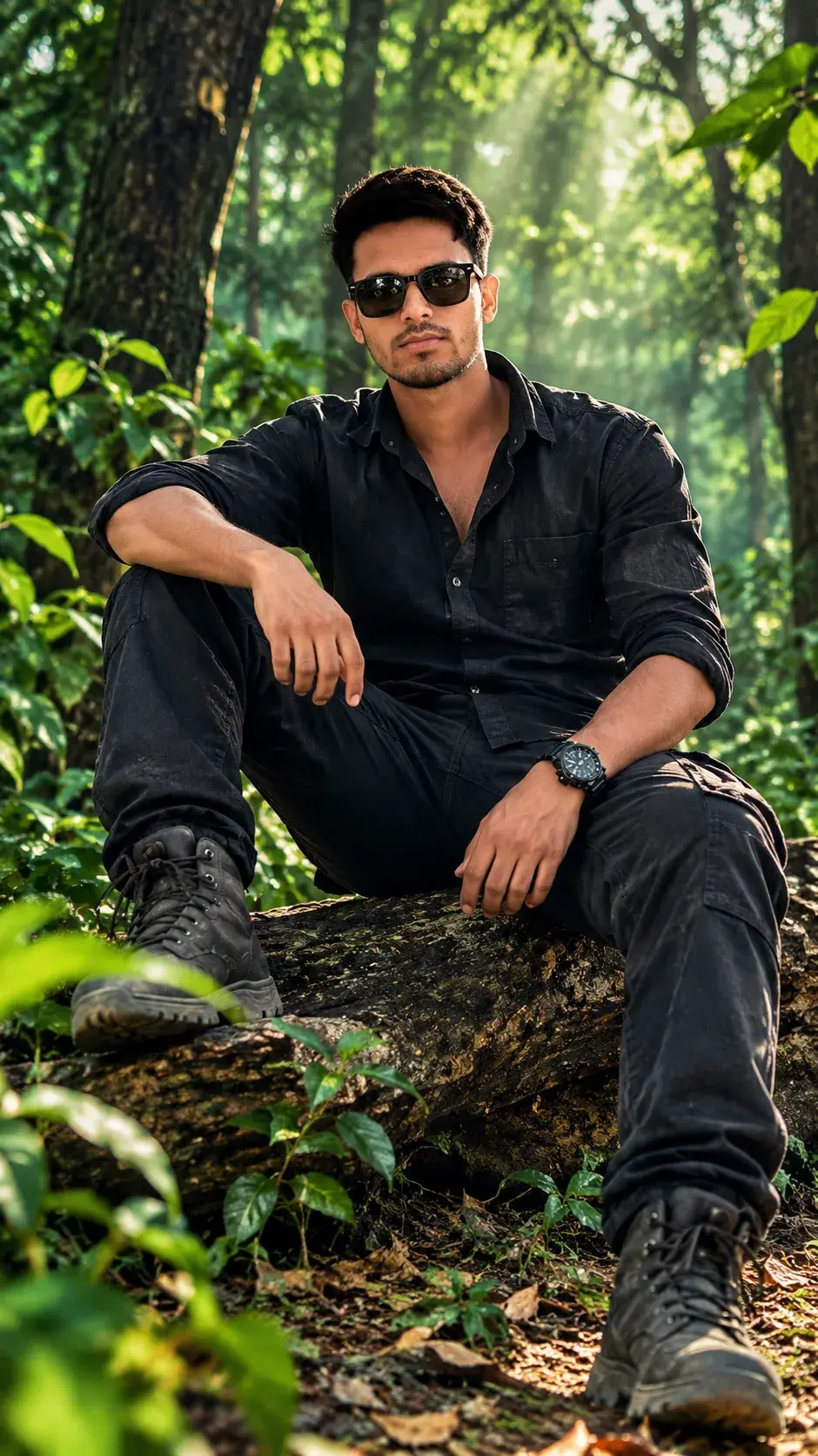 🔥 Black Panther 🖤😎 | Jungle King 🌿 | Killer Attitude 🔥 | All Black Look 💯