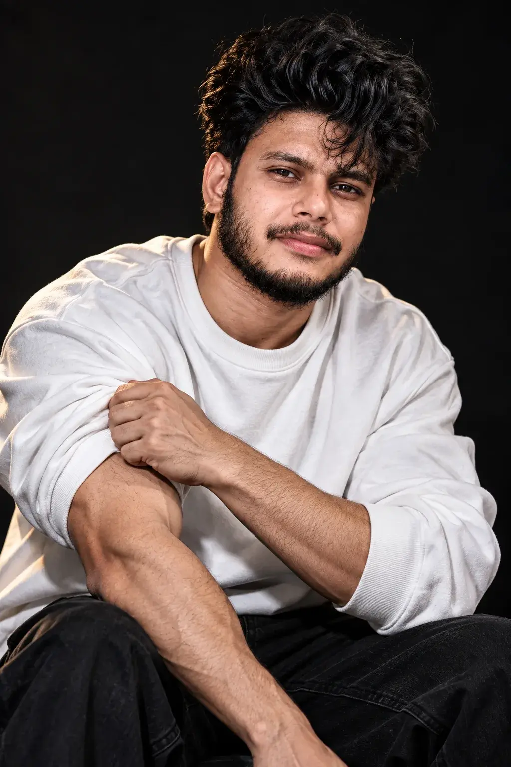 Black Studio Portrait