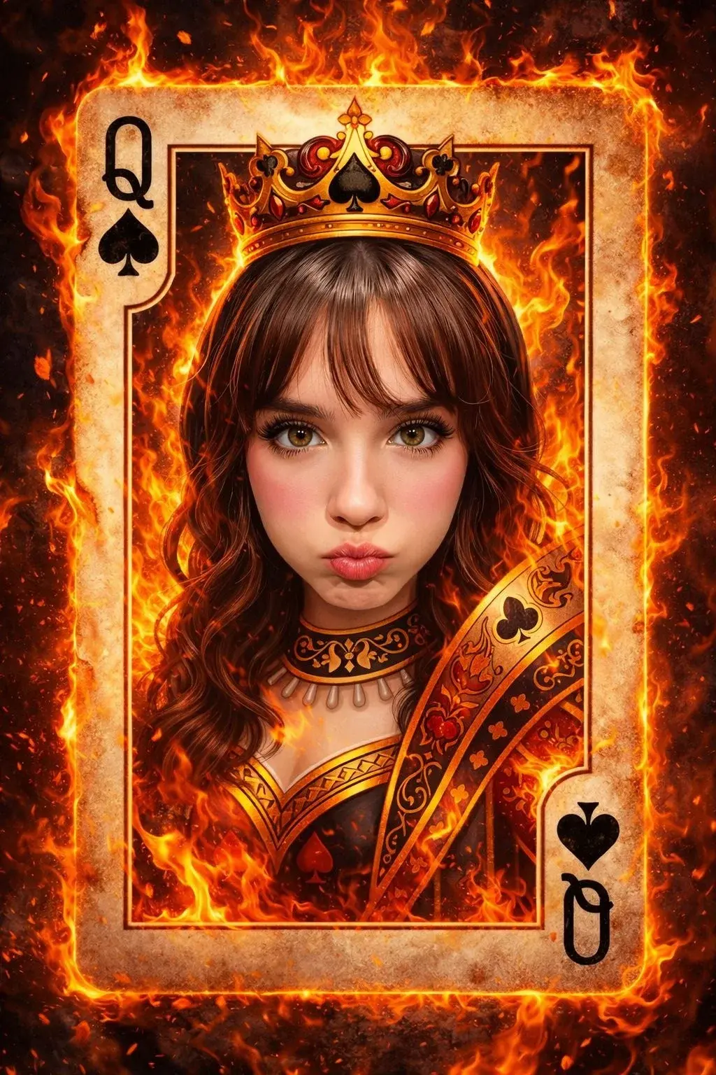 Blazing Queen Of Spades