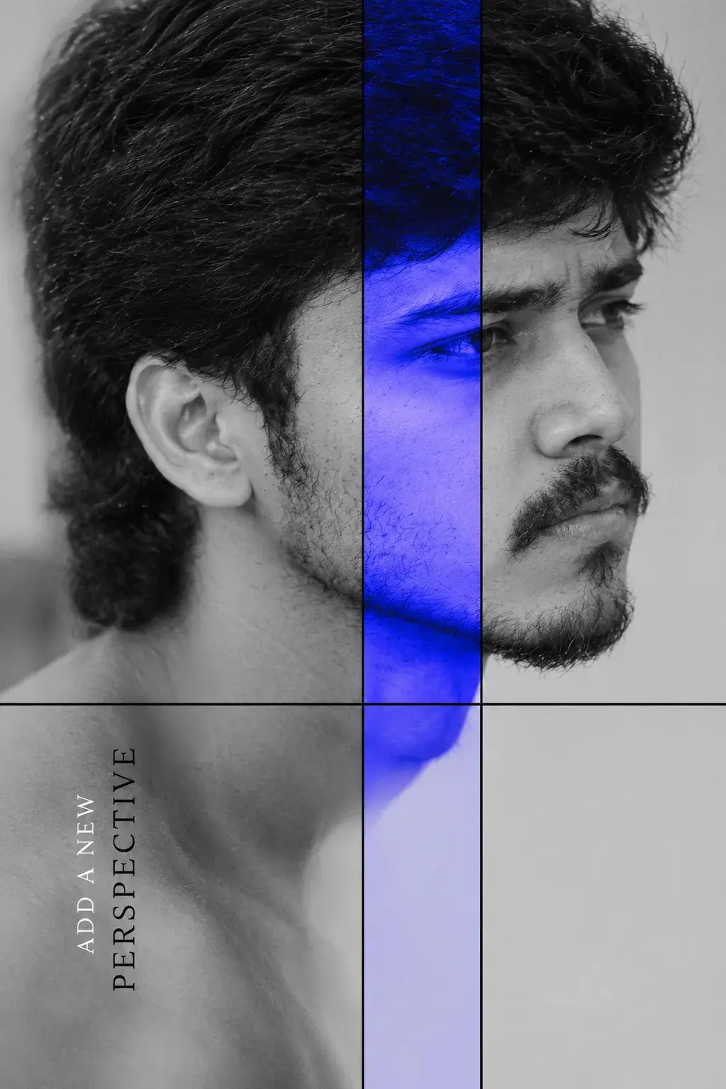Blue Perspective — Cinematic Portrait