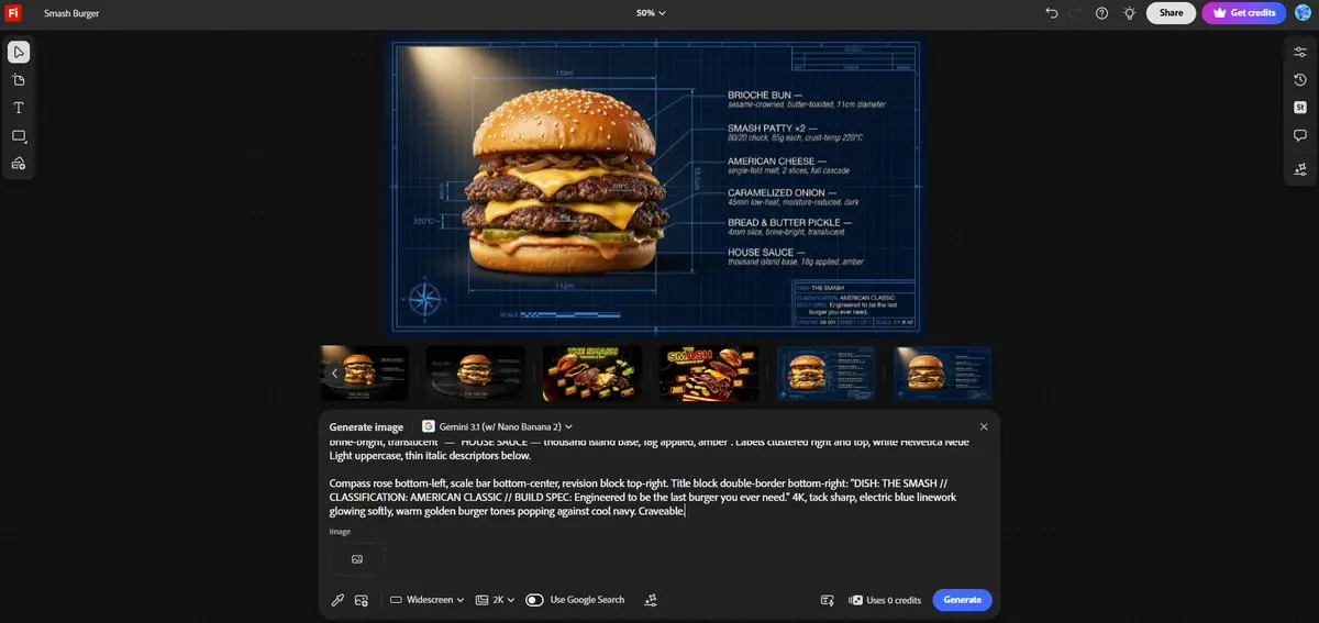 Blueprint Of A Classic Smash Burger