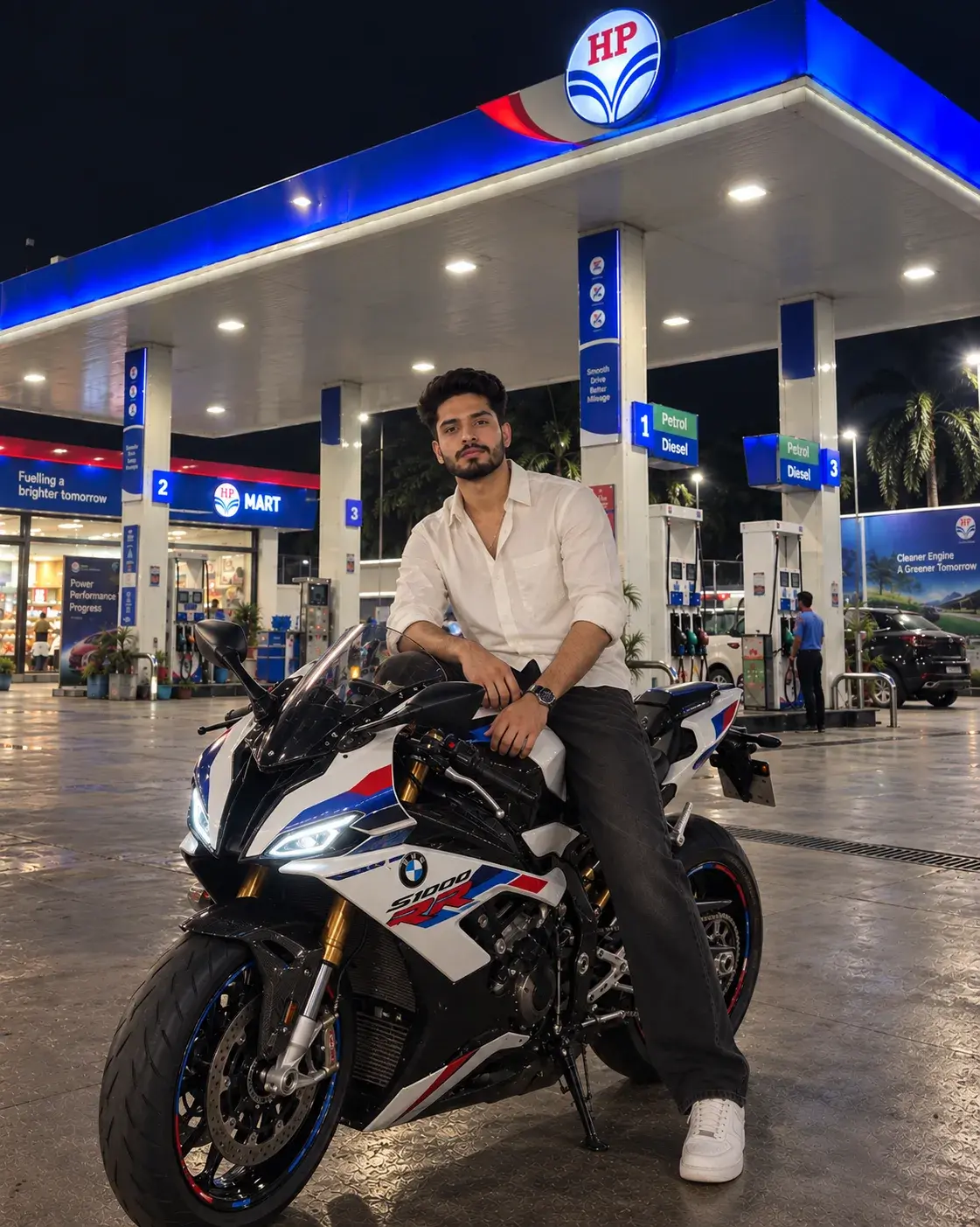 BMW Bike Night Portrait