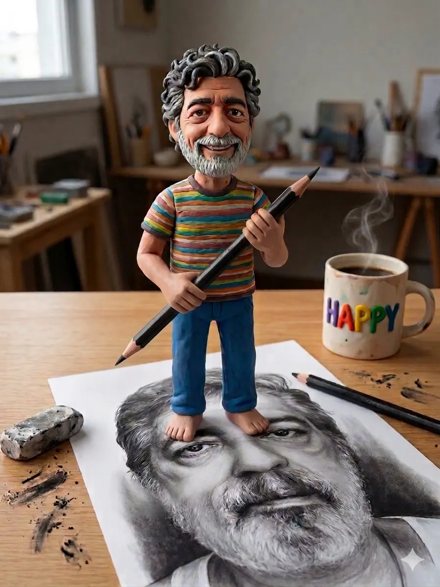Boneco Desenhista