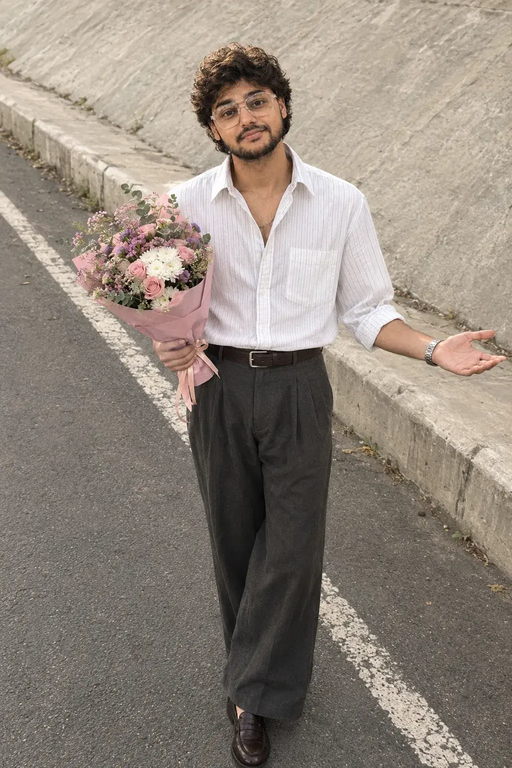 Bouquet On The Quiet Street.