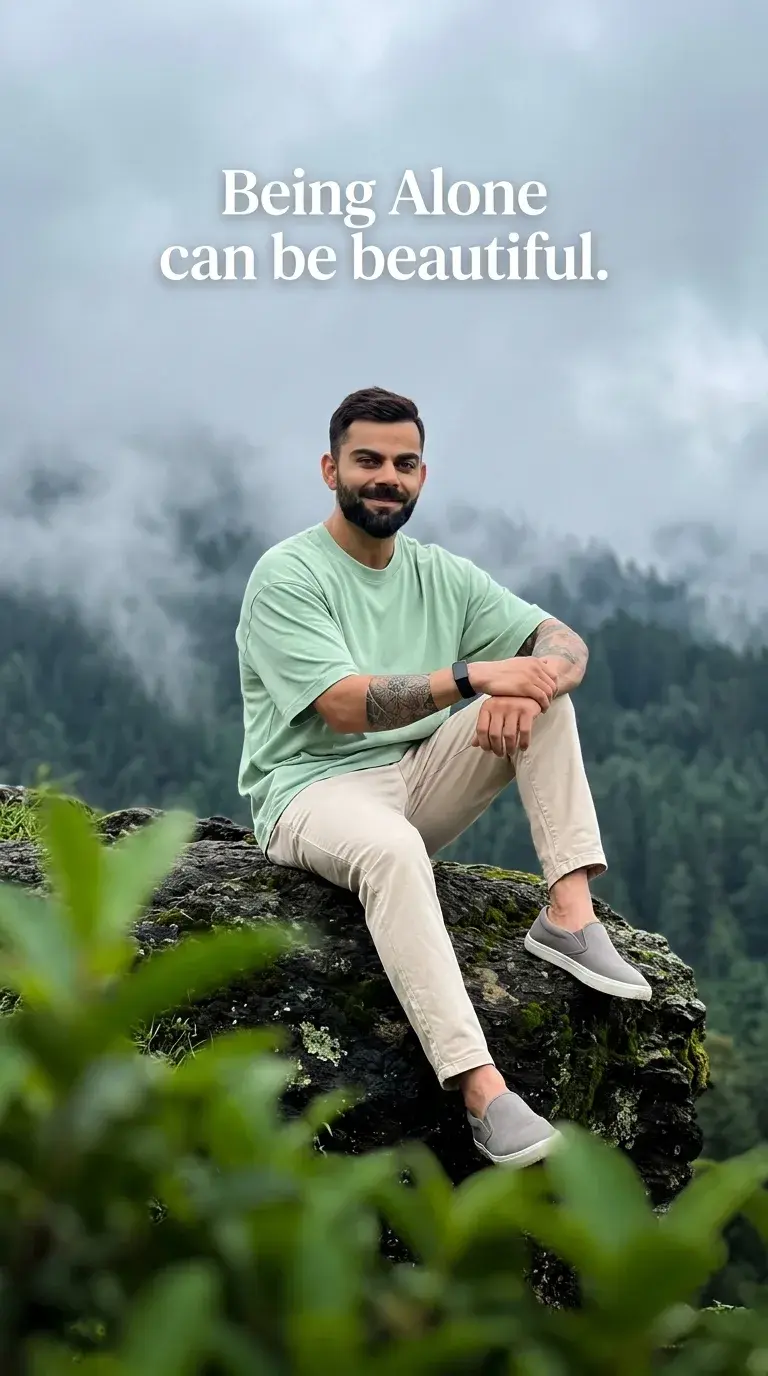 Boys Aesthetic Mountain Portrait