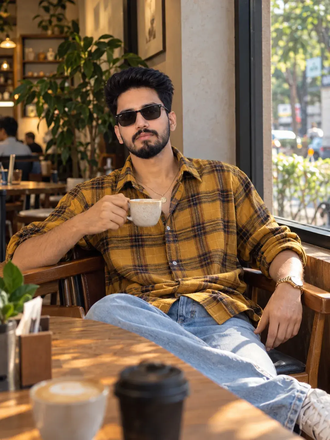 Cafe Portrait Prompt