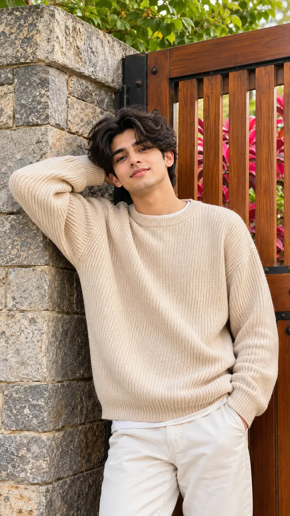 🤎🌿 Casual Men’s Portrait Photography – Warm Outdoor Lifestyle Look