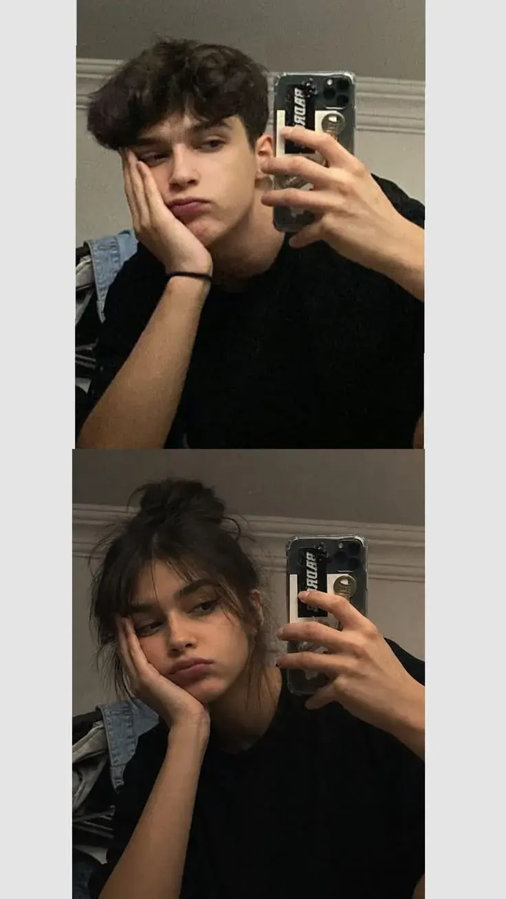 🪞 Casual Mirror Selfie Collage