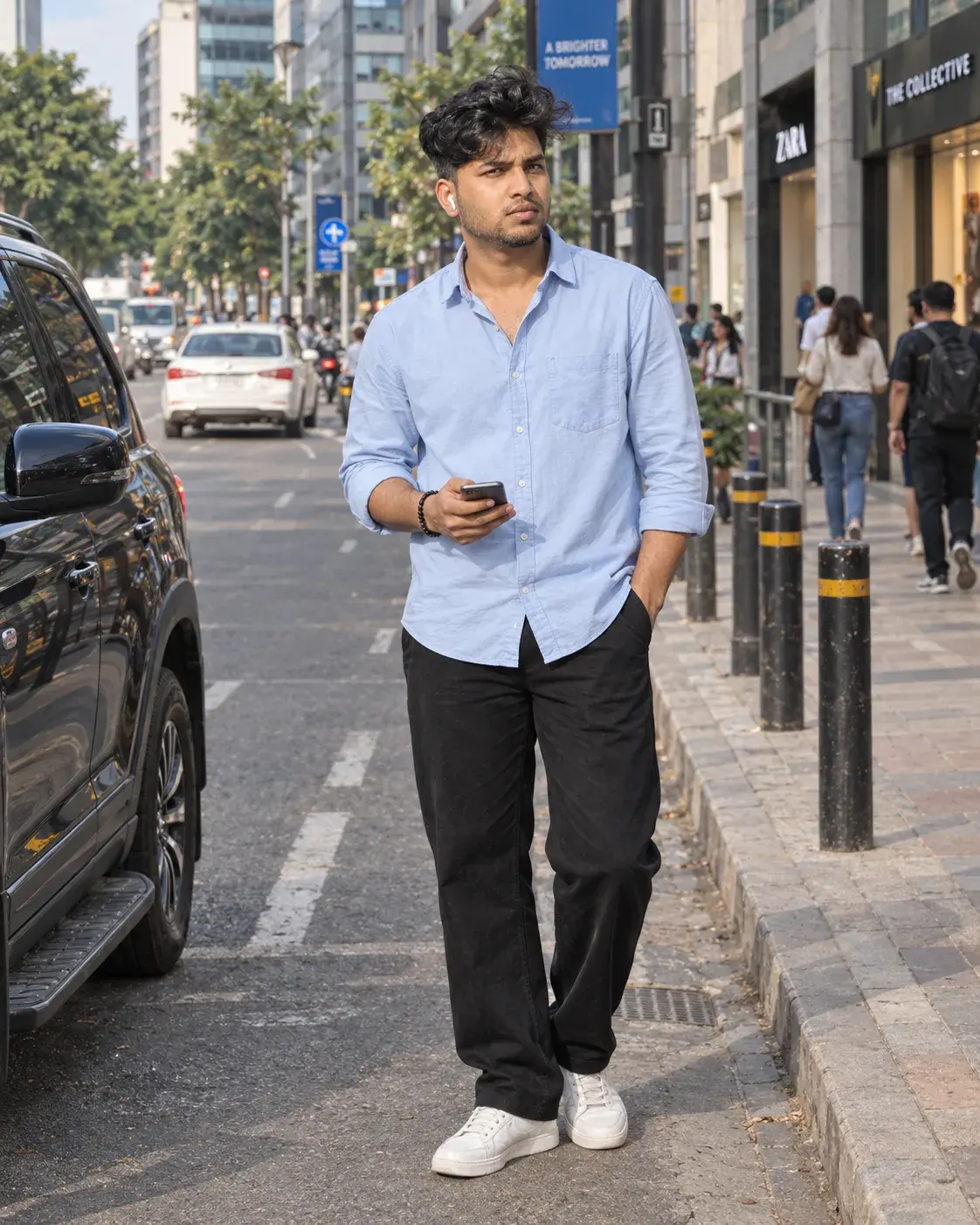 Casual Street-Style Portrait