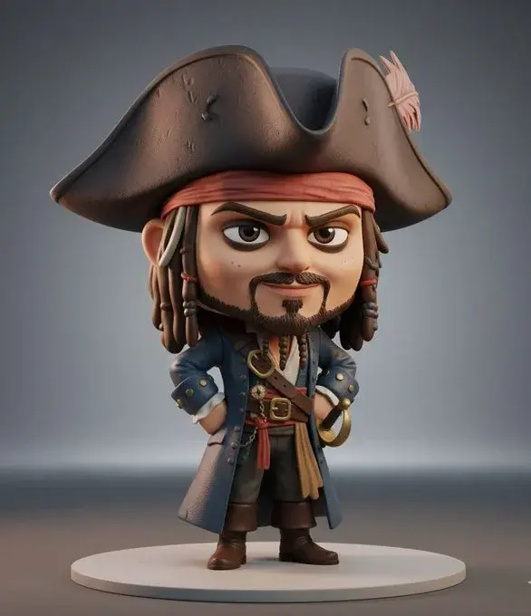 Character Becomes 3D Collectible Chibi Figure