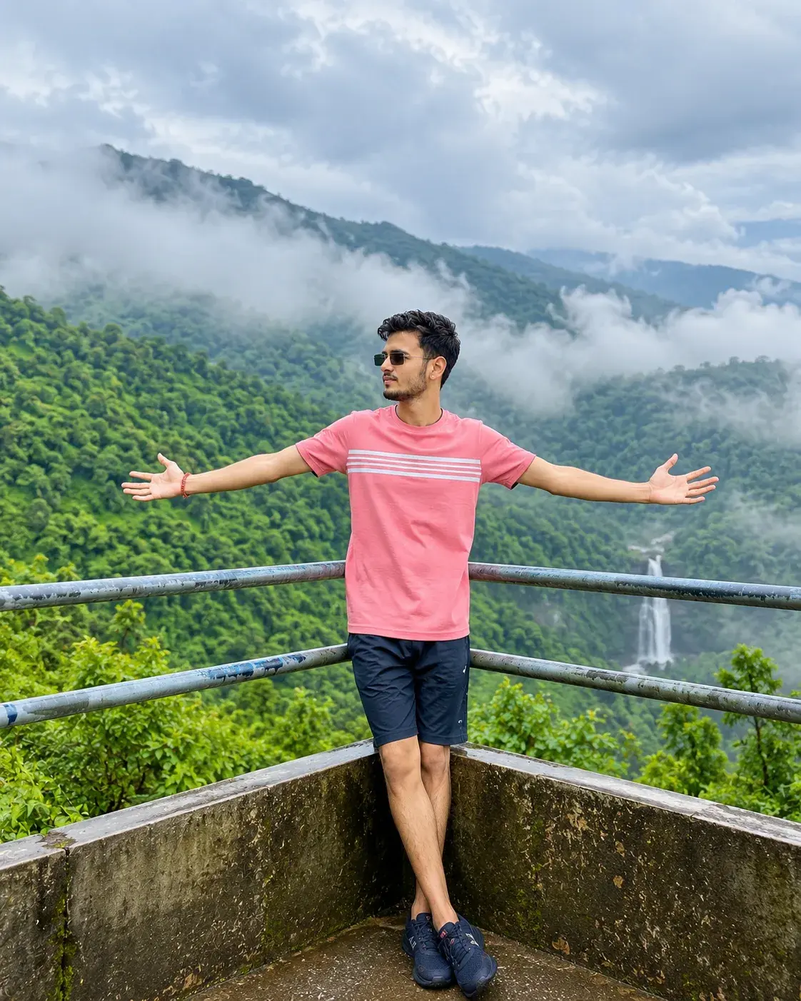 🌿 Cinematic Monsoon Travel Portrait