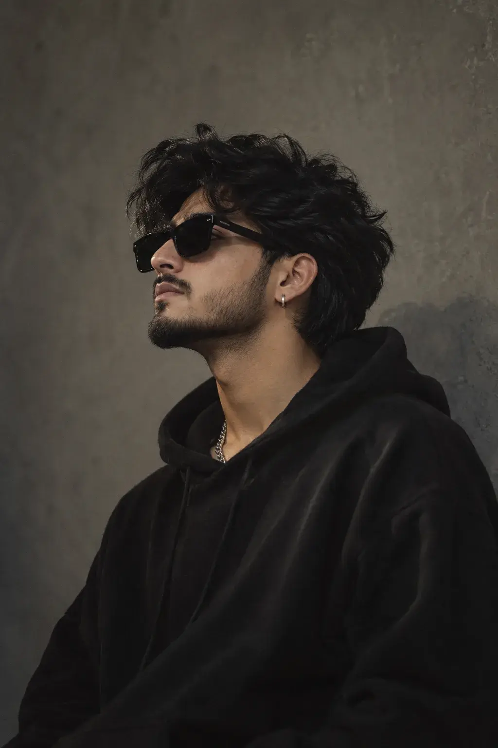 Cinematic, Moody, Realistic Portrait Of A Stylish Young Man