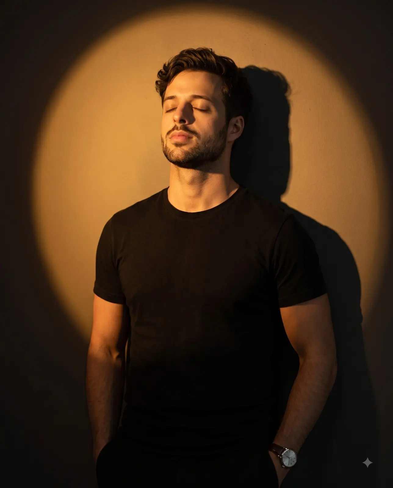 Cinematic Portrait With Shadow Play