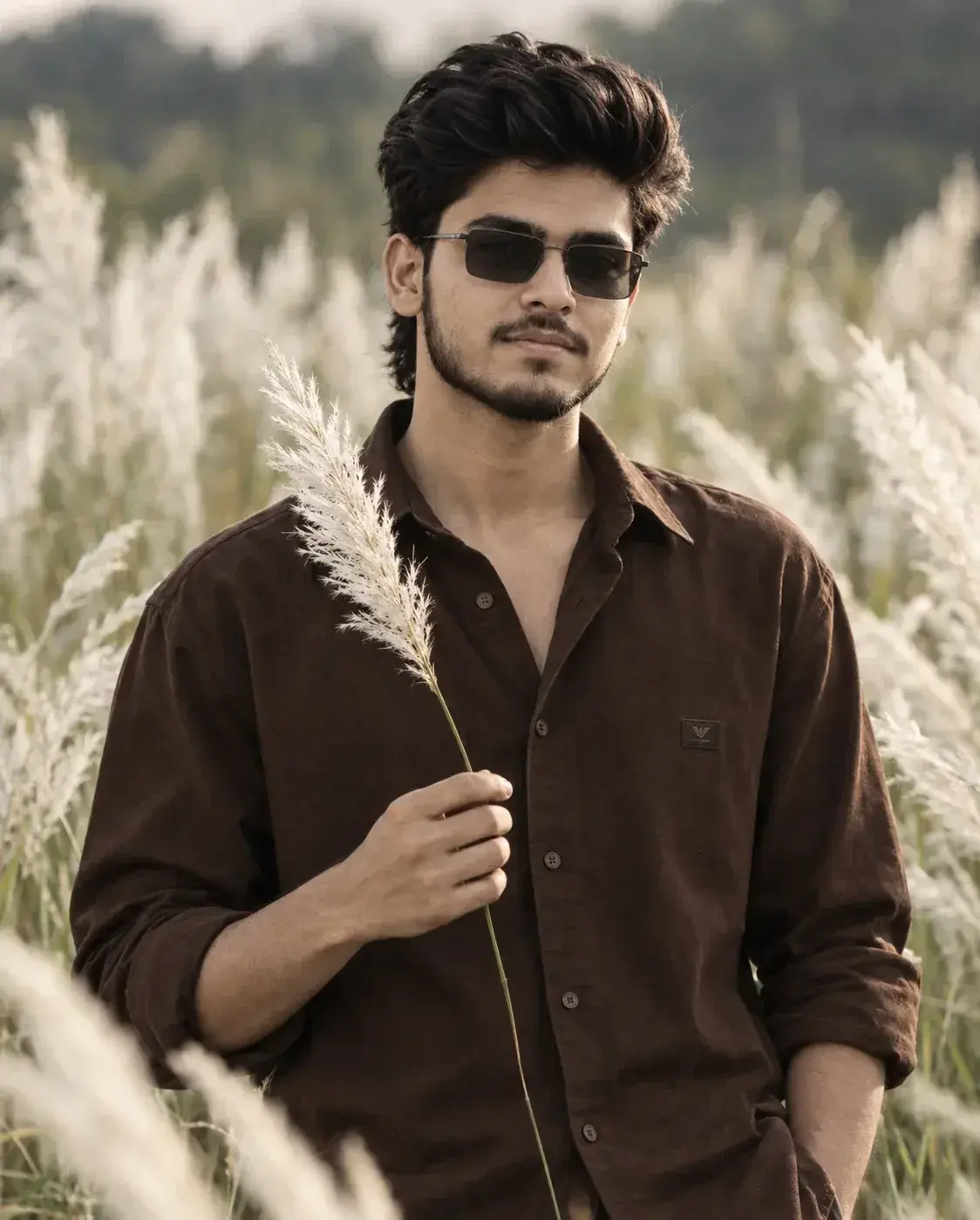 Cinematic South Asian Boy Portrait
