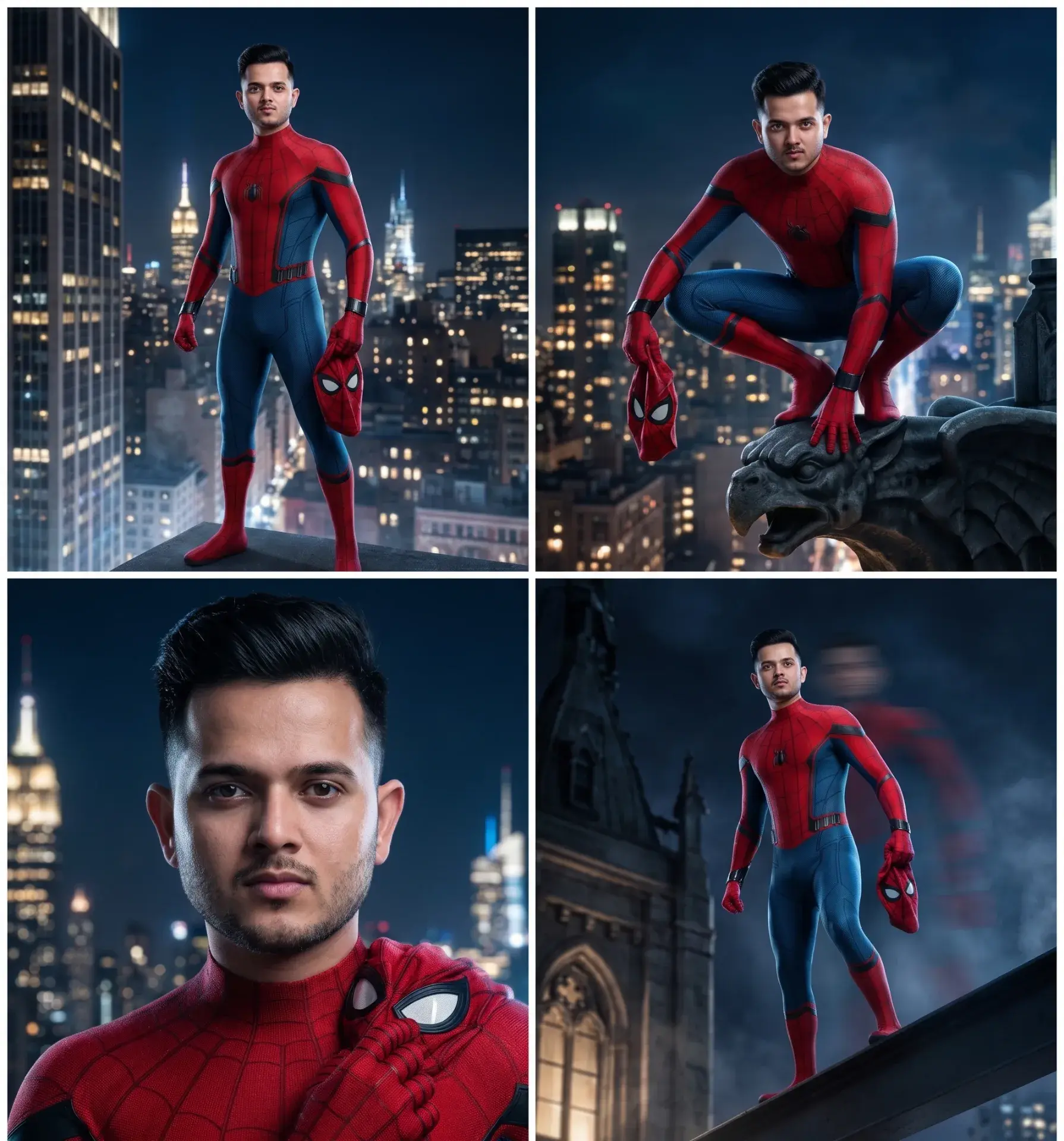 Cinematic Spider-Man Superhero Portrait