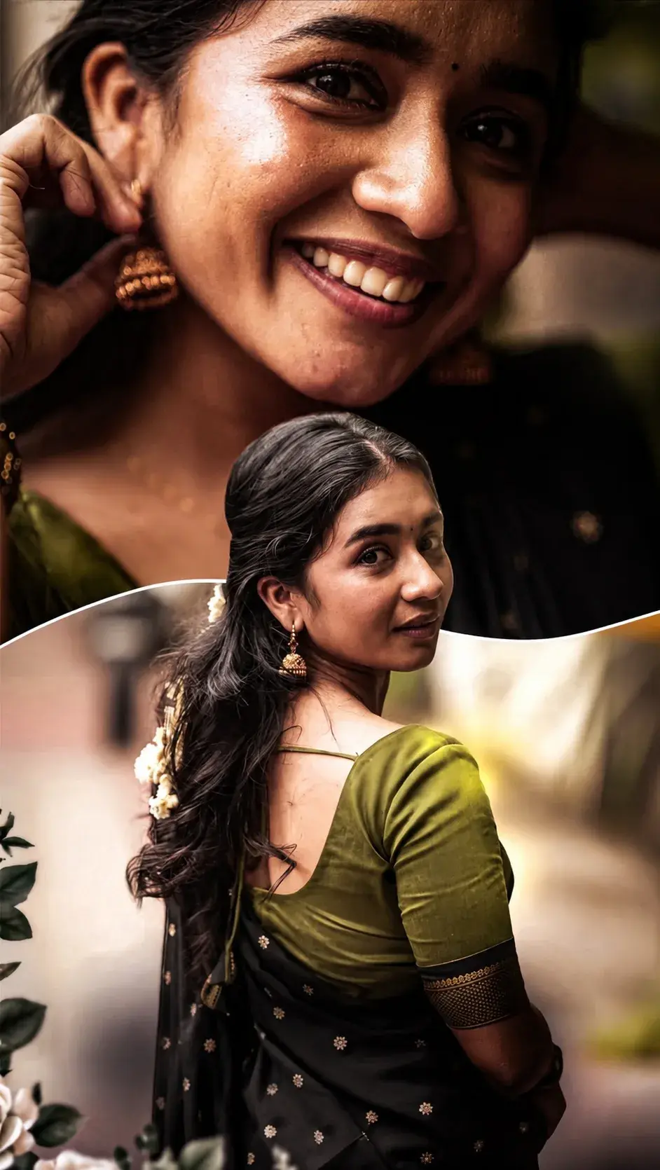 Cinematic Traditional Indian Portrait Collage