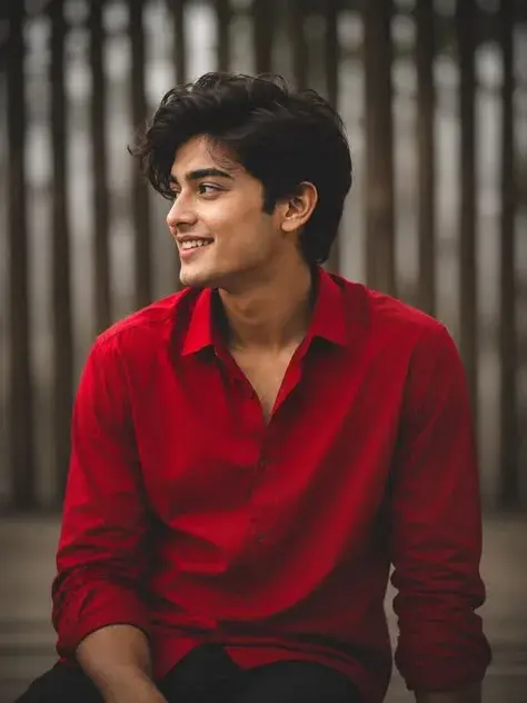 Classic Red Shirt Portrait