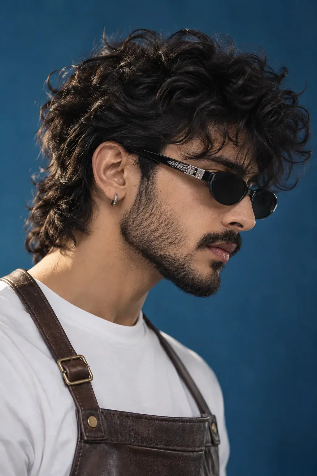 Close Up Side Profile Portrait