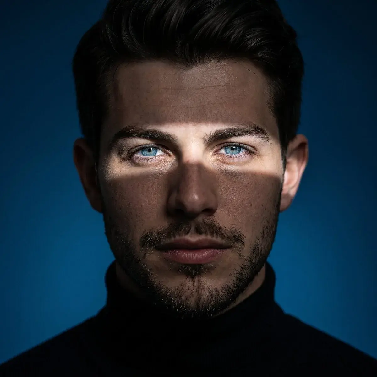 Closeup Cinematic Studio Portrait