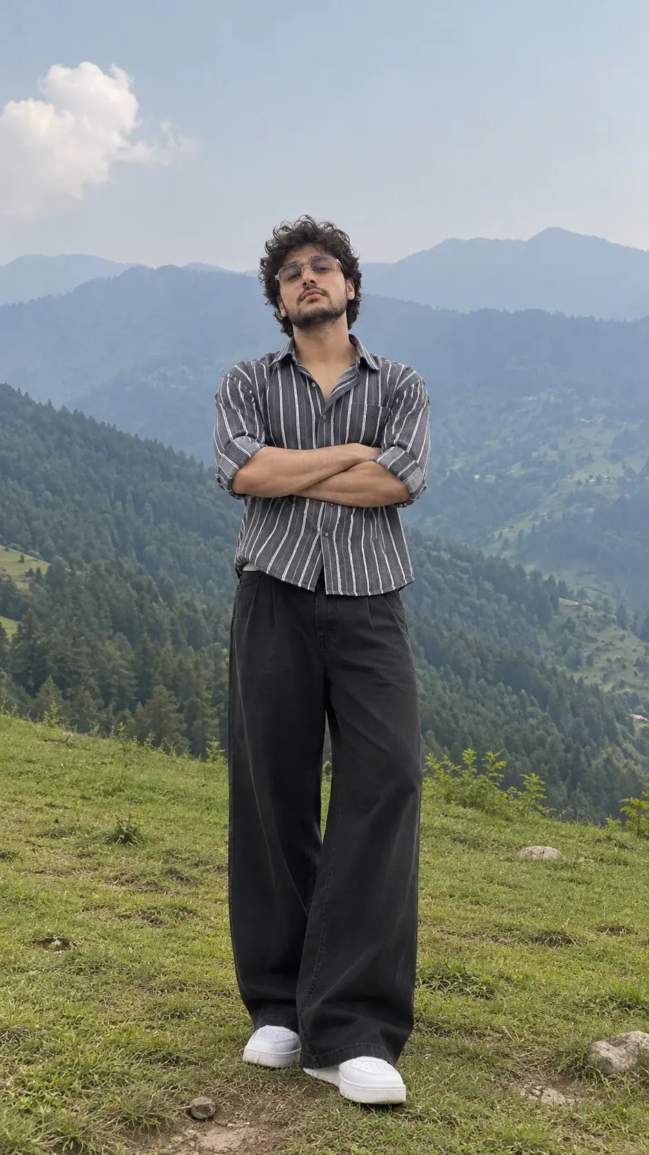 Confident Mountain Meadow Portrait.