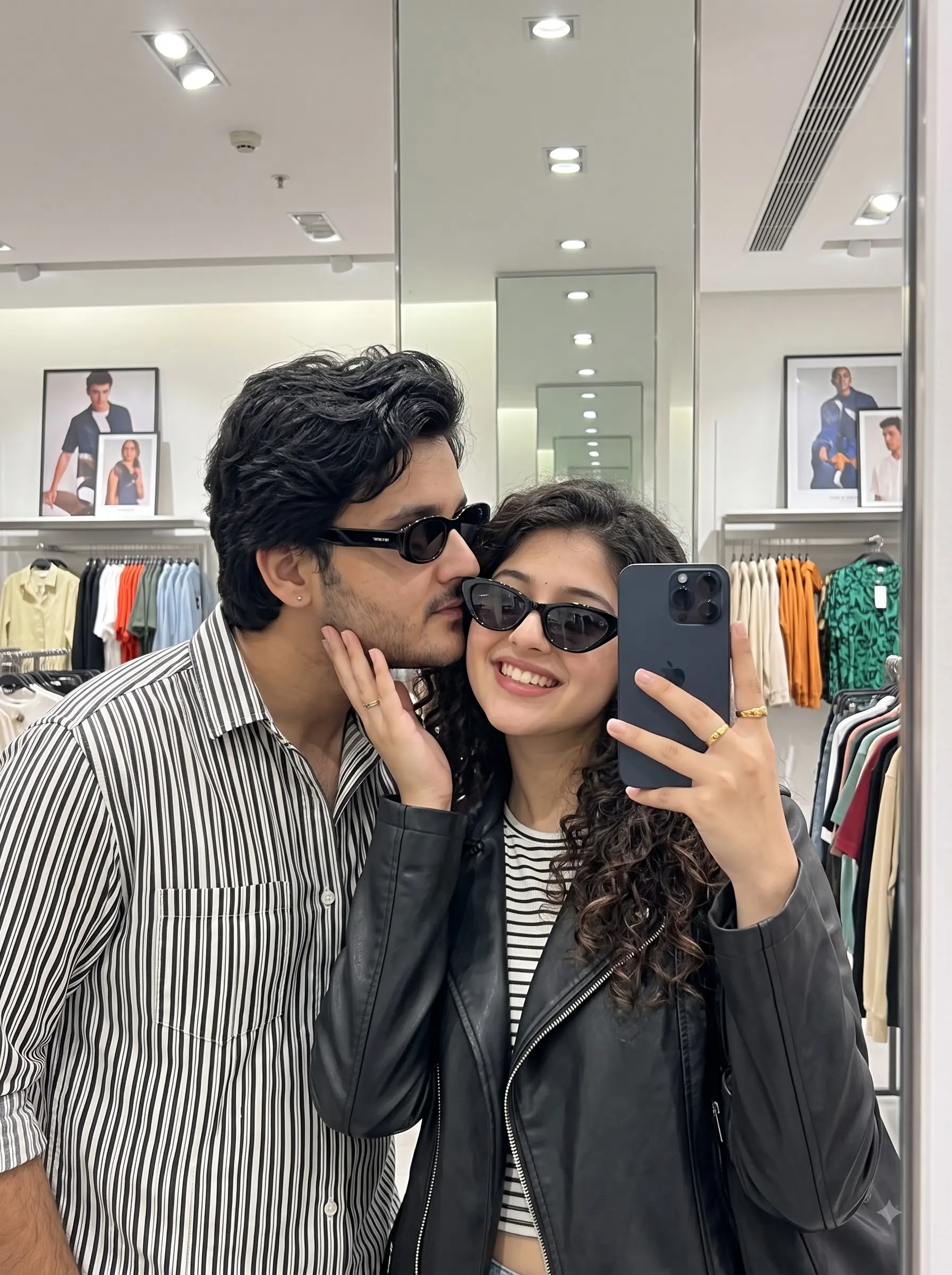 Couple Shopping Pose