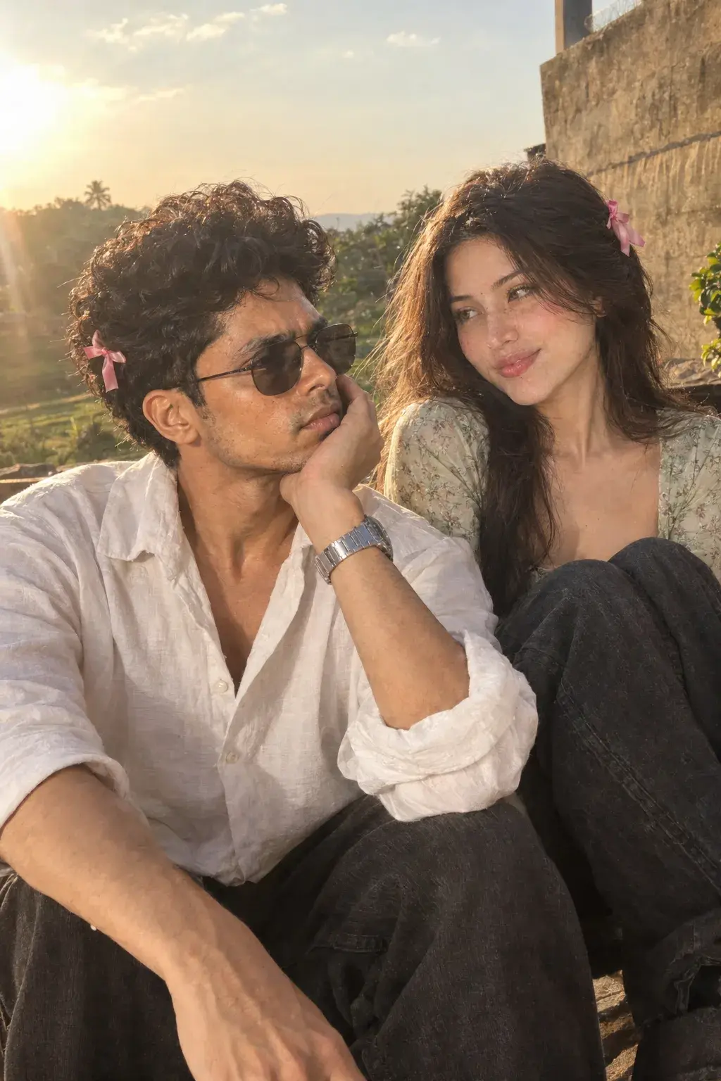 Create An Ultra Realistic Candid South Asian Couple Photograph