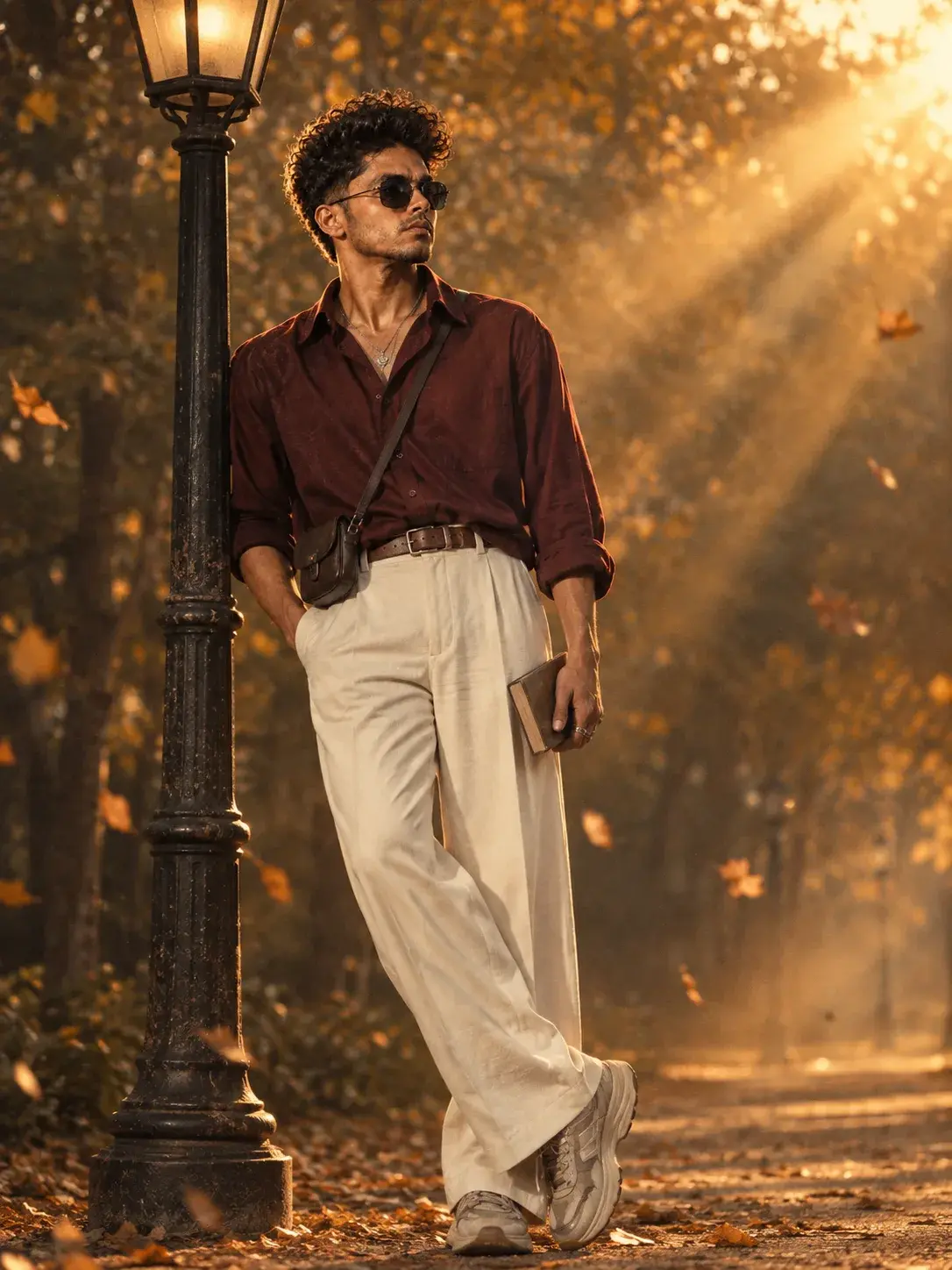 Create An Ultra Realistic Retro Modern Cinematic Fashion Portrait