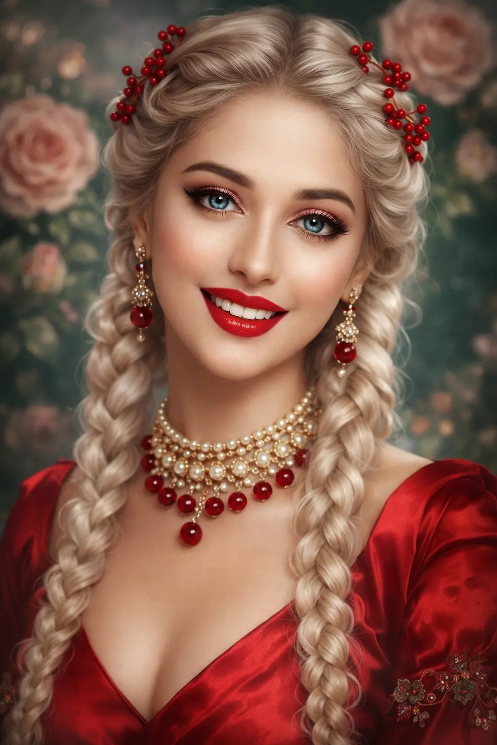 Crimson Enchantress: The Rose-Bound Queen