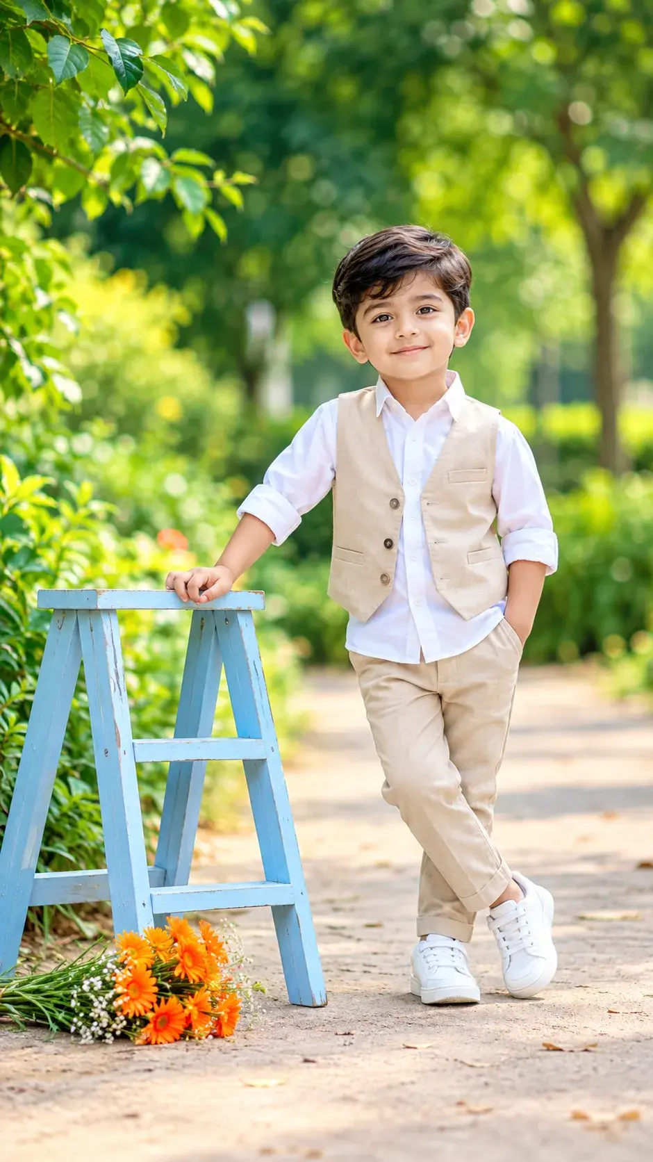 Cute Boy Beautiful Pose