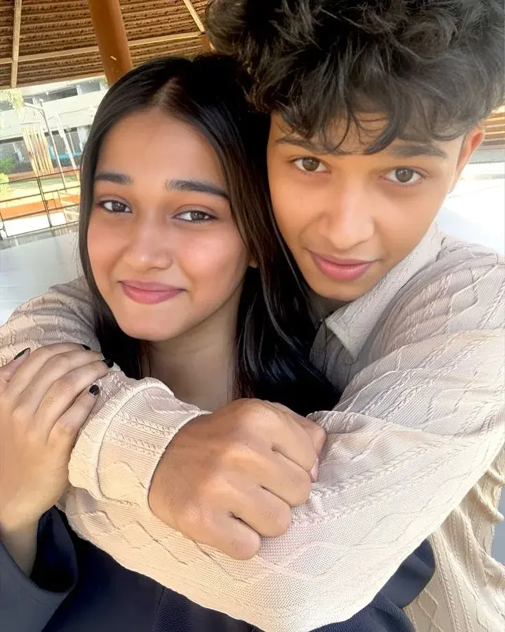 Cute Couple Selfie – Sweet Hug Moment ❤️ | Ultra-Realistic Portrait